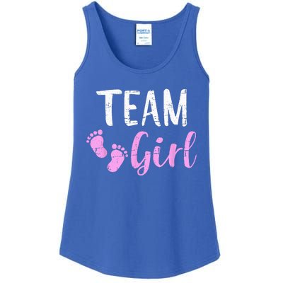 Gender Reveal Team Matching Family Baby Party Supplies Ladies Essential Tank