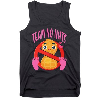 Gender reveal team no nuts matching family baby party Tank Top