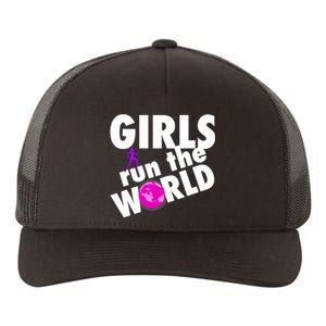 Girl Run The World Girl Running Yupoong Adult 5-Panel Trucker Hat