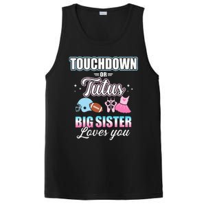 Gender Reveal Touchdowns Or Tutus Sister Matching Party PosiCharge Competitor Tank