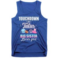 Gender Reveal Touchdowns Or Tutus Sister Matching Party Tank Top