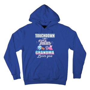 Gender Reveal Touchdowns Tutus Grandma Matching Baby Party Hoodie