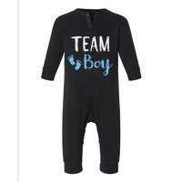 Gender reveal team matching family baby party supplies Infant Fleece One Piece