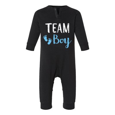 Gender reveal team matching family baby party supplies Infant Fleece One Piece