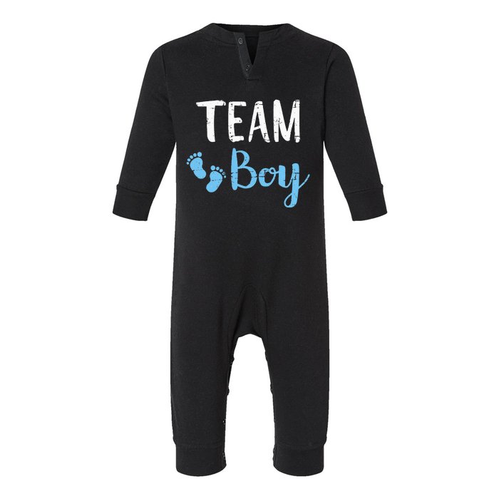 Gender reveal team matching family baby party supplies Infant Fleece One Piece