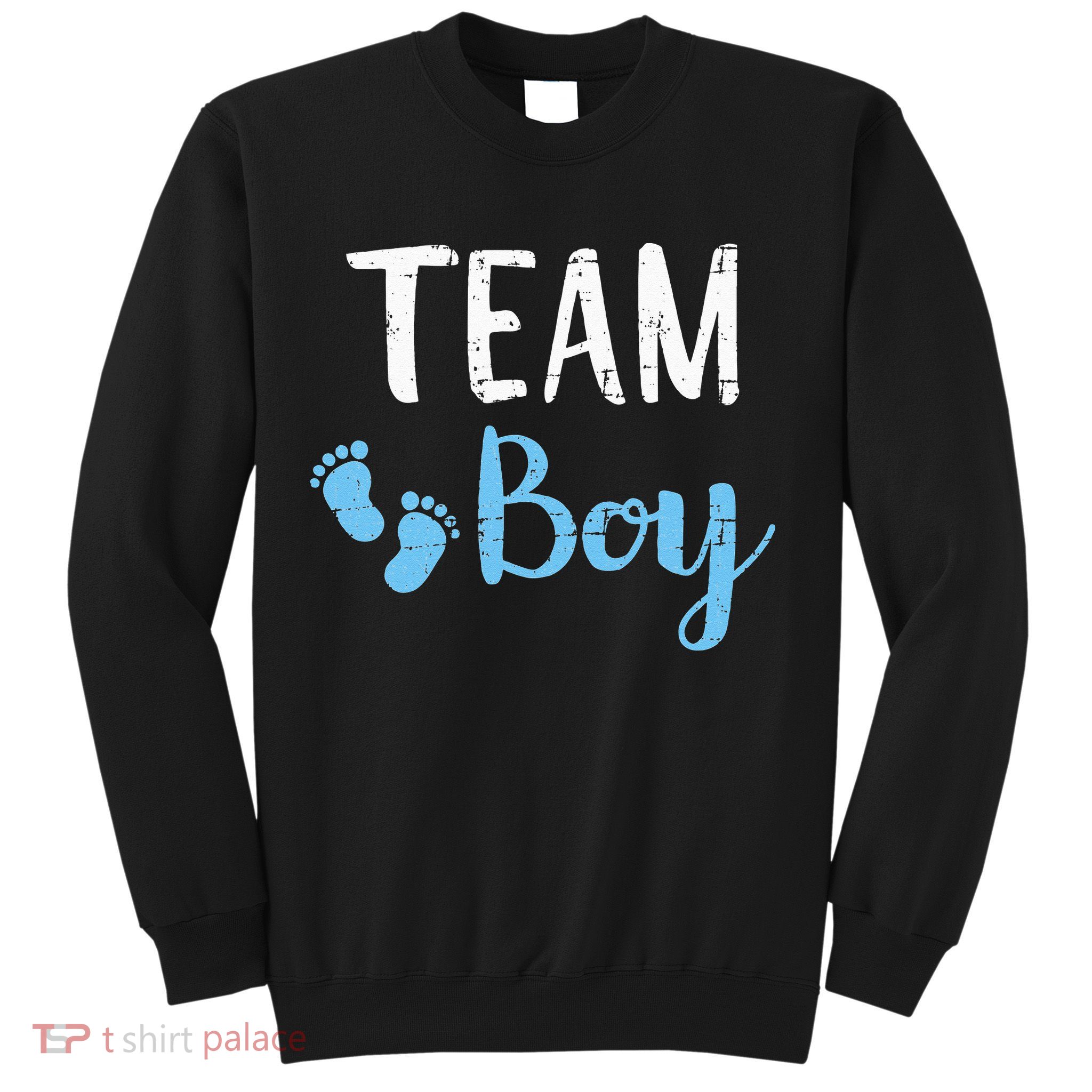 Gender reveal team matching family baby party supplies Sweatshirt