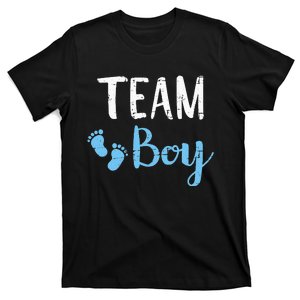 Gender reveal team matching family baby party supplies T-Shirt