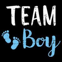 Gender reveal team matching family baby party supplies T-Shirt