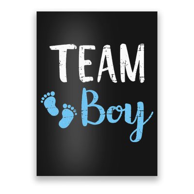 Gender reveal team matching family baby party supplies Poster