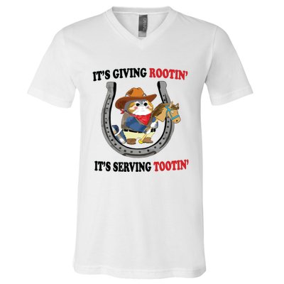 Giving Rootin Tootin V-Neck T-Shirt