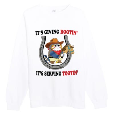 Giving Rootin Tootin Premium Crewneck Sweatshirt