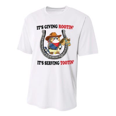 Giving Rootin Tootin Performance Sprint T-Shirt