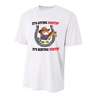 Giving Rootin Tootin Youth Performance Sprint T-Shirt