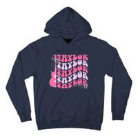 Girl Retro Taylor First Name Personalized Groovy Birthday Tall Hoodie