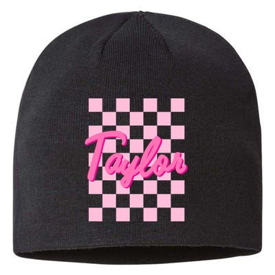 Girl Retro Taylor First Name Personalized Sustainable Beanie