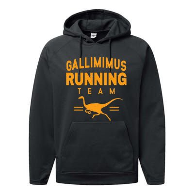 Gallimimus Running Team Performance Fleece Hoodie