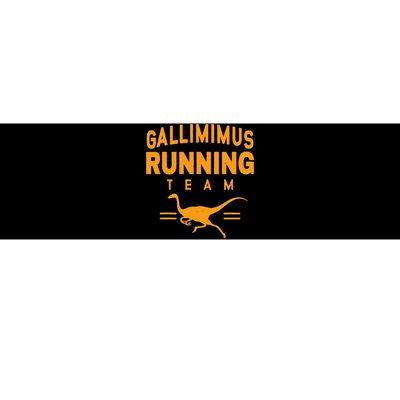 Gallimimus Running Team Bumper Sticker