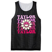 Girl Retro Taylor First Name Personalized Mesh Reversible Basketball Jersey Tank