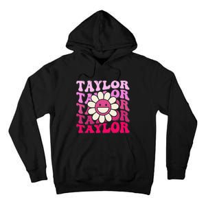 Girl Retro Taylor First Name Personalized Tall Hoodie