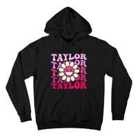 Girl Retro Taylor First Name Personalized Tall Hoodie