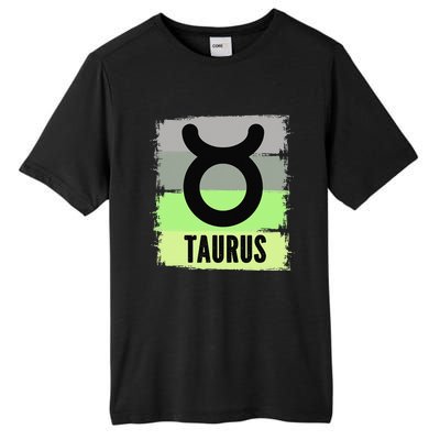 Green Retro Taurus Zodiac Birthday Born In May April Kings Tall Fusion ChromaSoft Performance T-Shirt