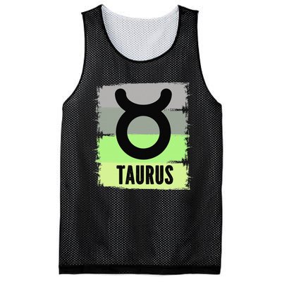 Green Retro Taurus Zodiac Birthday Born In May April Kings Mesh Reversible Basketball Jersey Tank