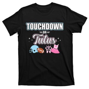 Gender reveal touchdowns or tutus matching baby party T-Shirt