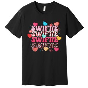 Girl Retro Taylor First Name Personalized Groovy 80S Premium T-Shirt