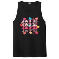 Girl Retro Taylor First Name Personalized Groovy 80S PosiCharge Competitor Tank