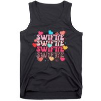 Girl Retro Taylor First Name Personalized Groovy 80S Tank Top