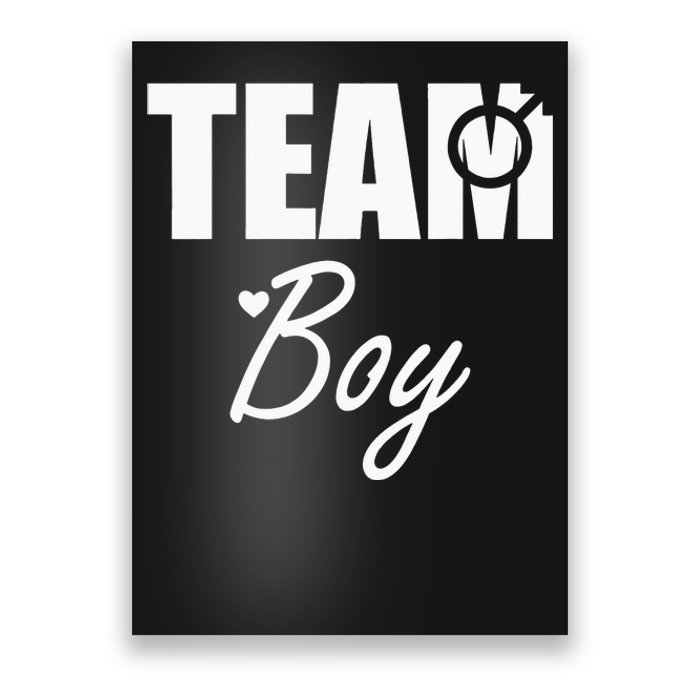 Gender Reveal Team Gender Reveal Baby Shower Poster