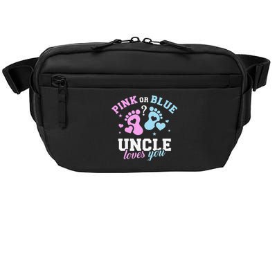 Gender reveal uncle Crossbody Pack