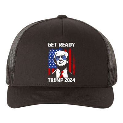 Get Ready: USA Donald Trump 2024 Presidential Election Yupoong Adult 5-Panel Trucker Hat