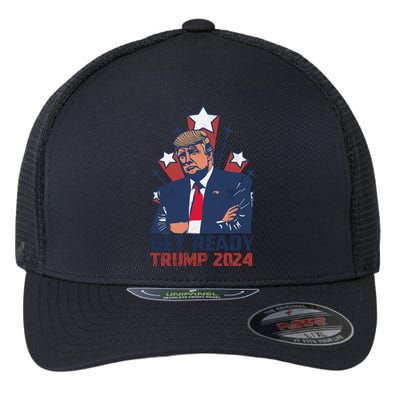 Get Ready: USA Donald Trump 2024 Presidential Election Flexfit Unipanel Trucker Cap