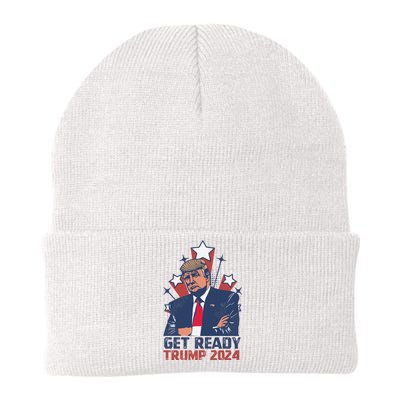 Get Ready: USA Donald Trump 2024 Presidential Election Knit Cap Winter Beanie