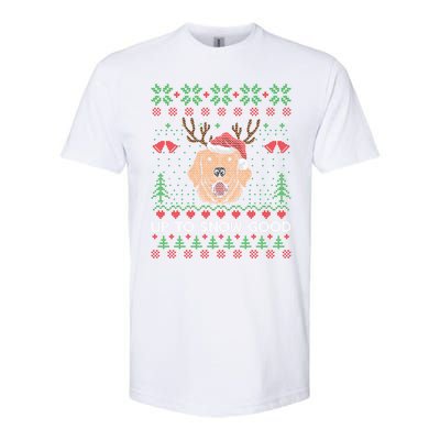 Golden Retriever Up To Snow Good Ugly Xmas Ugly Meaningful Gift Softstyle CVC T-Shirt