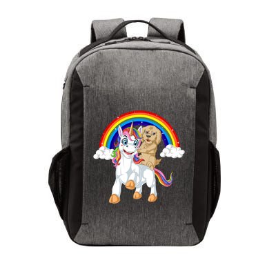 Goldendoodle Riding Unicorn Vector Backpack