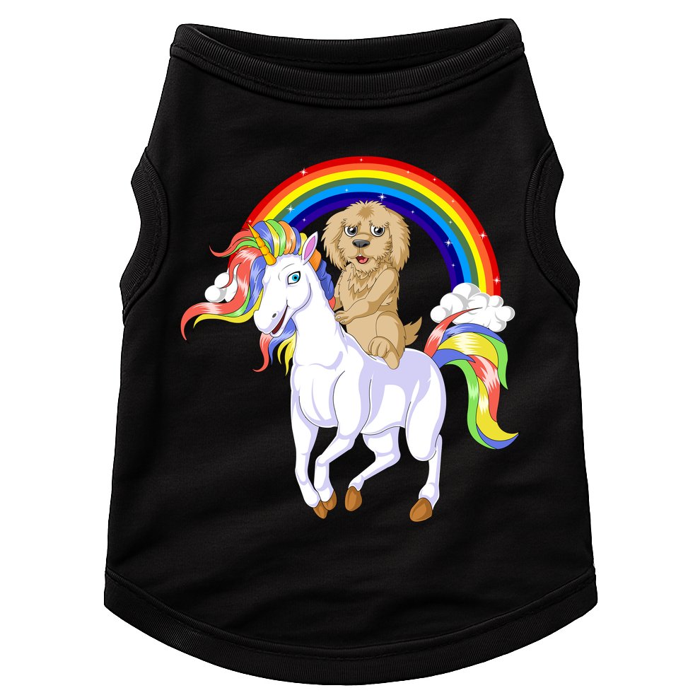 Goldendoodle Riding Unicorn Doggie Tank