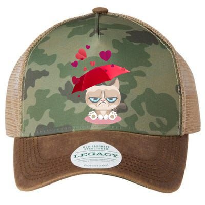 Grump Cat Valentines Day Legacy Tie Dye Trucker Hat