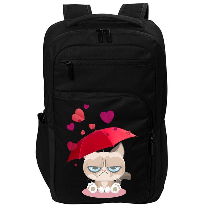 Grump Cat Valentines Day Impact Tech Backpack