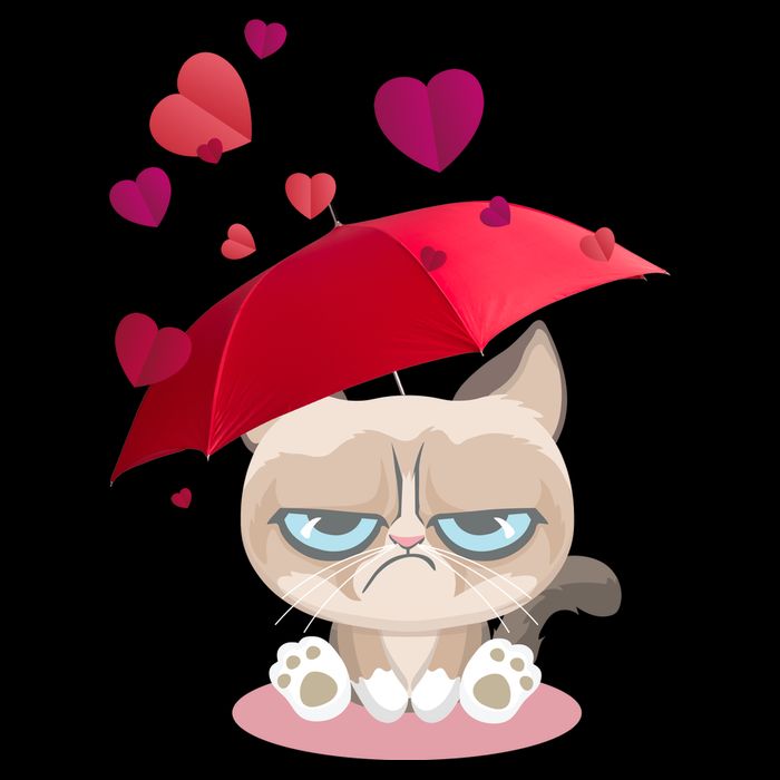 Grump Cat Valentines Day Impact Tech Backpack