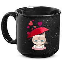 Grump Cat Valentines Day 15oz Campfire Ceramic Mug