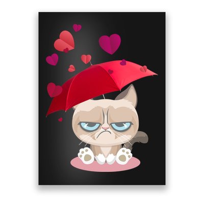 Grump Cat Valentines Day Poster