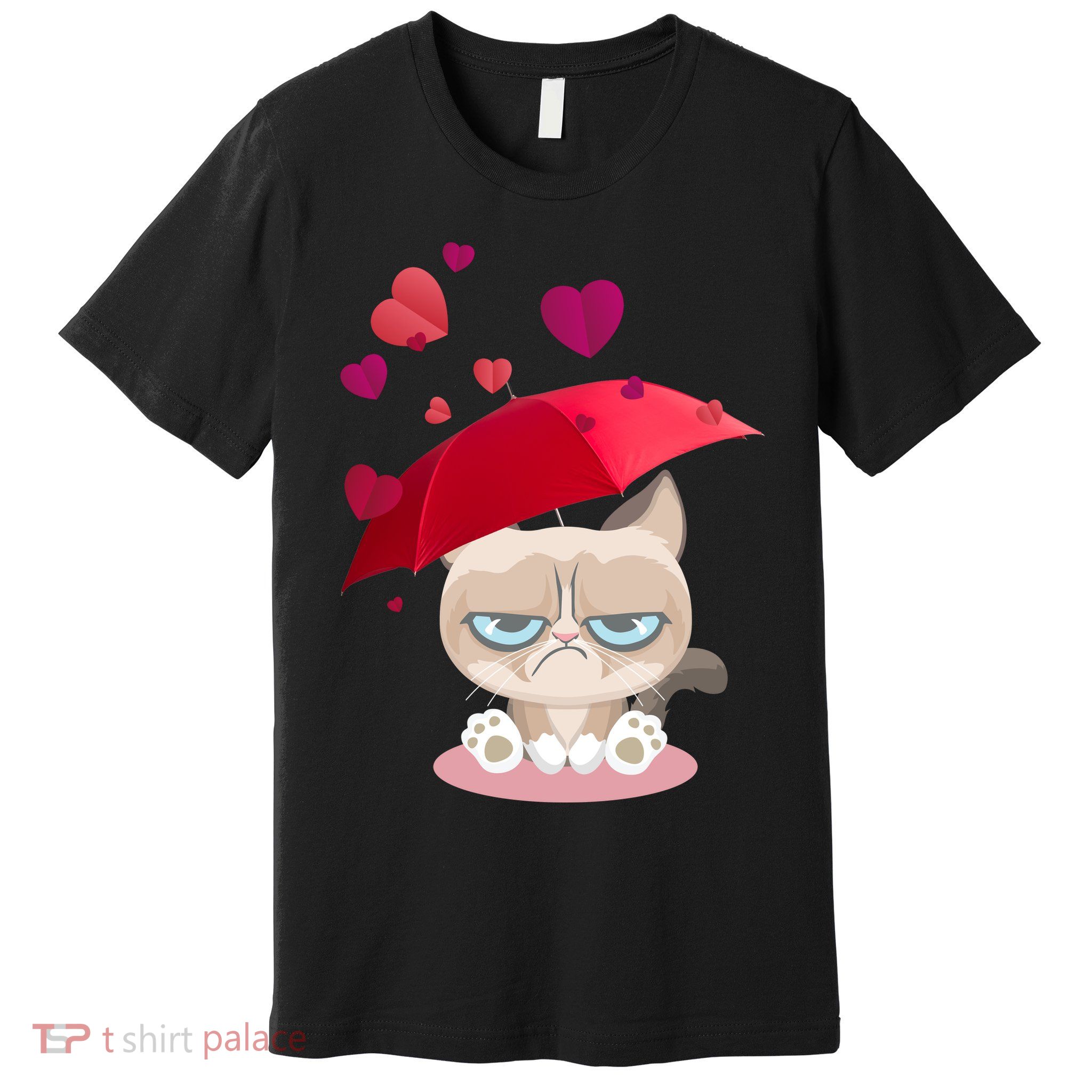 Grump Cat Valentines Day Premium T-Shirt