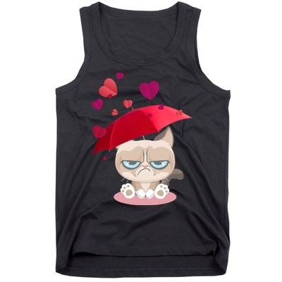 Grump Cat Valentines Day Tank Top