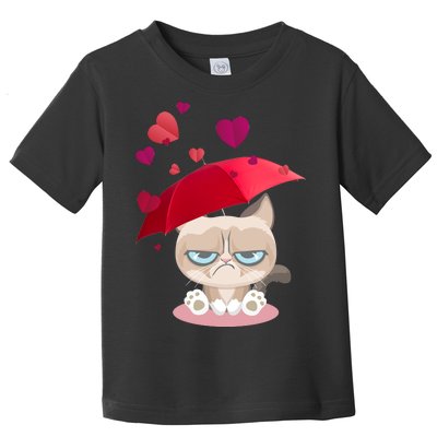 Grump Cat Valentines Day Toddler T-Shirt