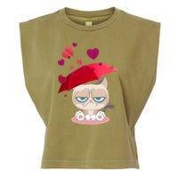 Grump Cat Valentines Day Garment-Dyed Women's Muscle Tee