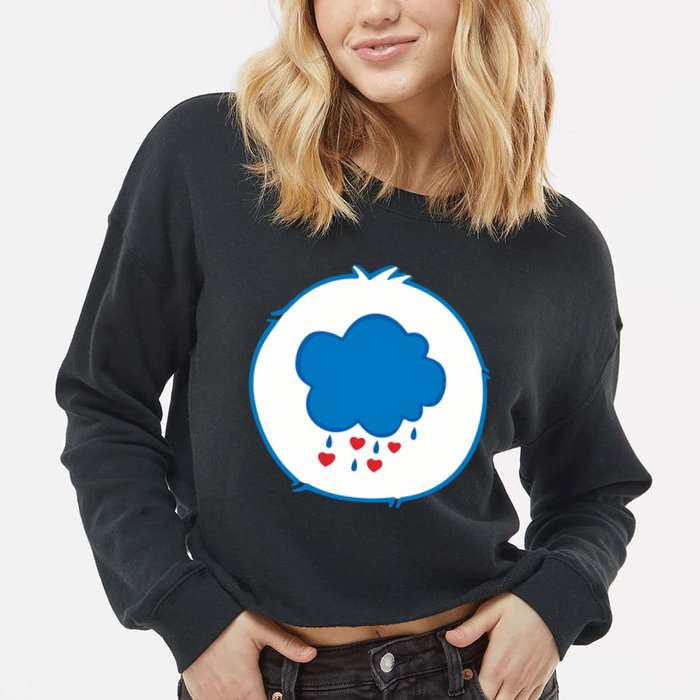 Grumpy Bear Costume Cropped Pullover Crew