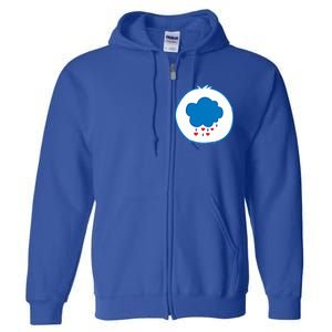 Grumpy Bear Costume Full Zip Hoodie