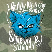Grumpy Cat Weekend Funny Legacy Tie Dye Trucker Hat